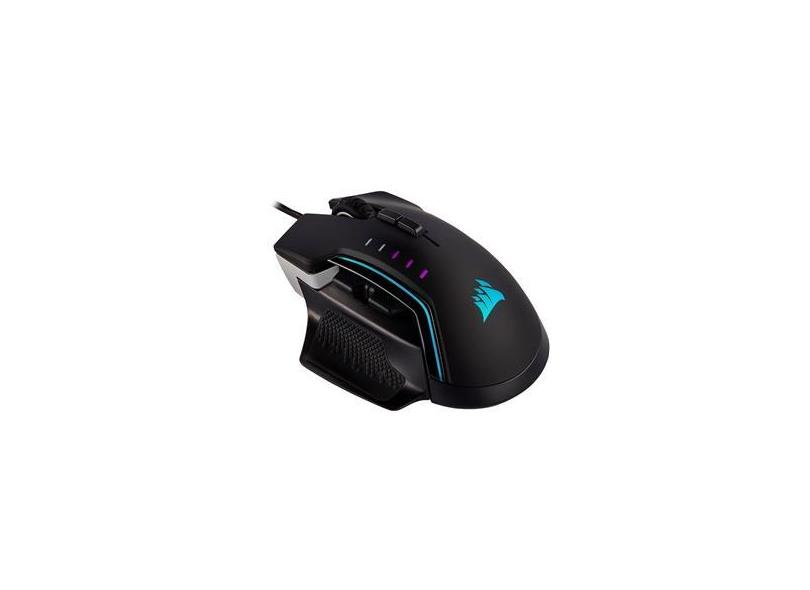 Mouse Gamer Corsair Glaive RGB PRO, 7 Botões, 18000 DPI, Alumínio CH