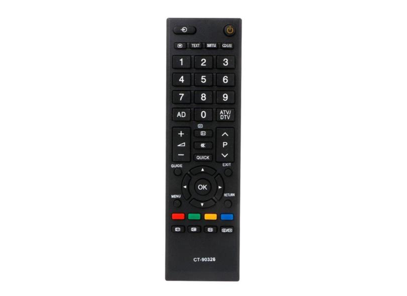 Tv de controle remoto para toshiba tv inglês controle remoto Ct90326 portátil sem fio tv
