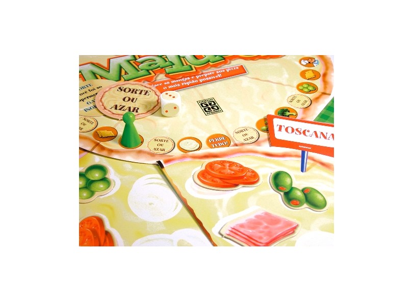 Jogo de Tabuleiro Infantil - Pizzaria Maluca - Grow