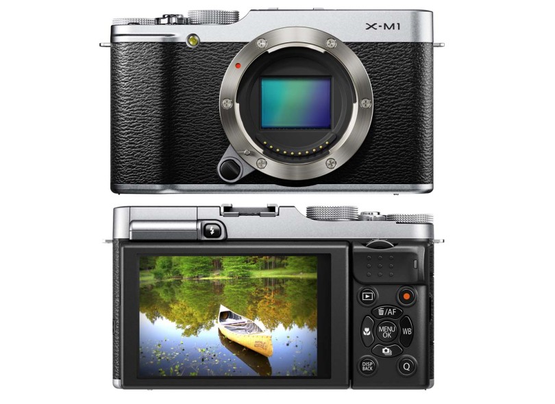Câmera Digital Semiprofissional FujiFilm Série X 16,3 MP Full HD X-M1