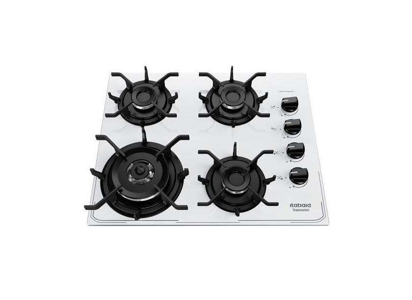 Cooktop Itatiaia 4 Bocas Itamaster Branco Ferro Fundido
