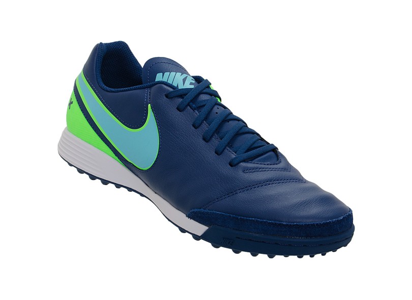 Chuteira Society Nike Genio II Leather TF Adulto com o Melhor