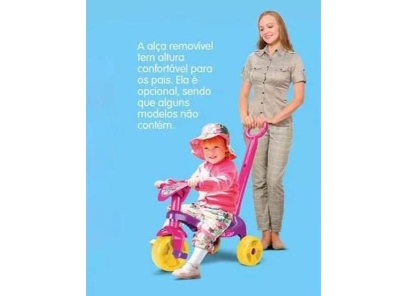 Triciclo Empurrador Motoca Infantil Carrinho Passeio Menina em Promoção é  no Bondfaro