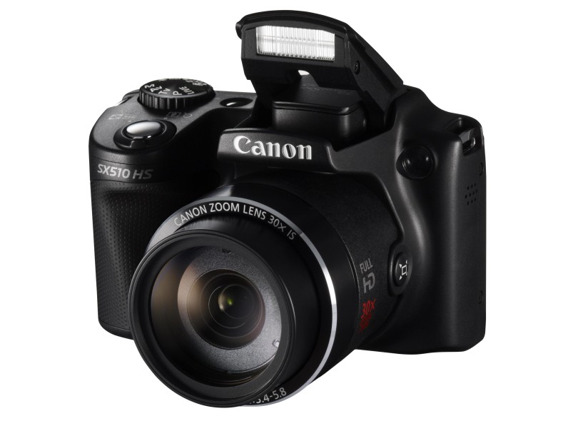 Câmera Digital Canon PowerShot 12,1 MP Full HD SX510 HS