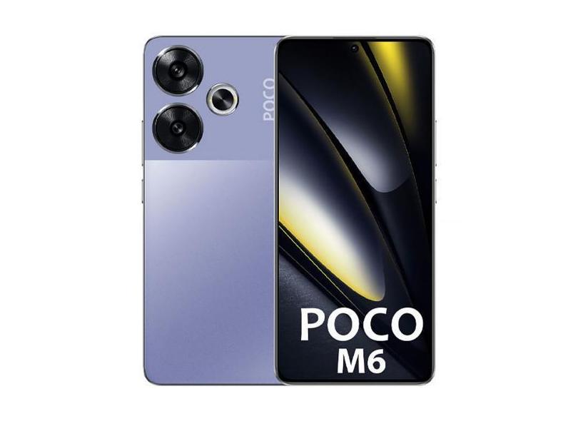 Xiaomi POCO M6 NFC Dual SIM de 128/6GB - Roxo (Global)