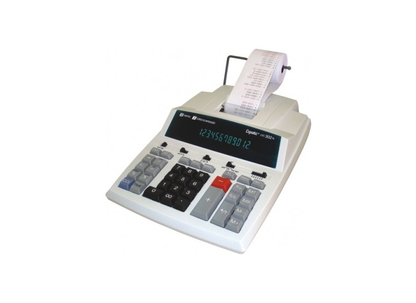 Calculadora De Mesa com Bobina Menno Copiatic CIC302TS