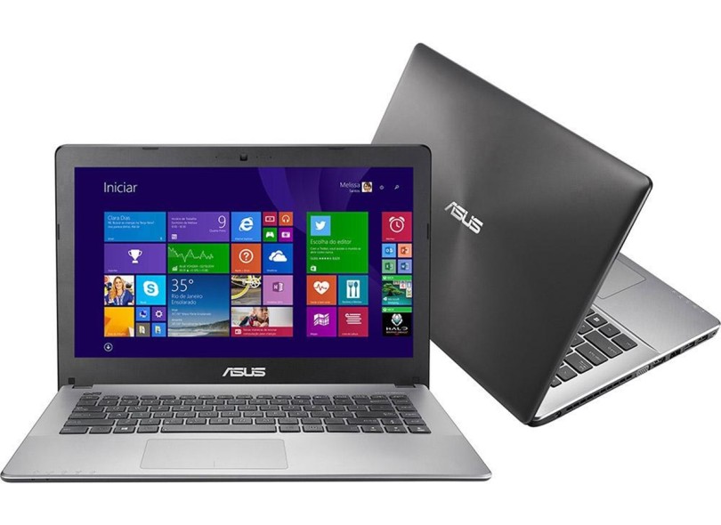 Notebook Asus Intel Core i5 4200U 4ª Geração 8GB de RAM HD 1 TB LED 14" GeForce 820M Windows 8.1 X450LD