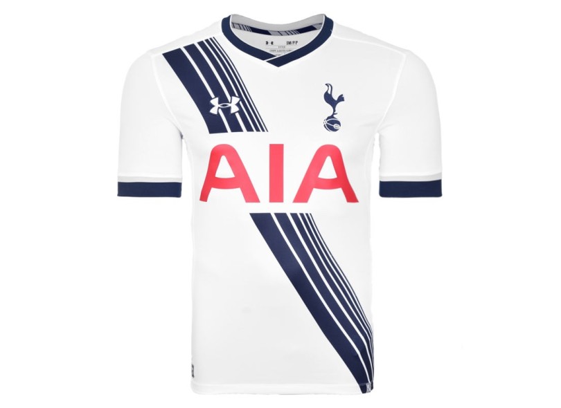 Camisa Torcedor Tottenham I 2015/16 com Número Under Armour