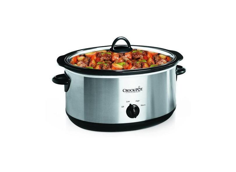 Fogão lento de 7 litros, aço inoxidável - Crock-Pot