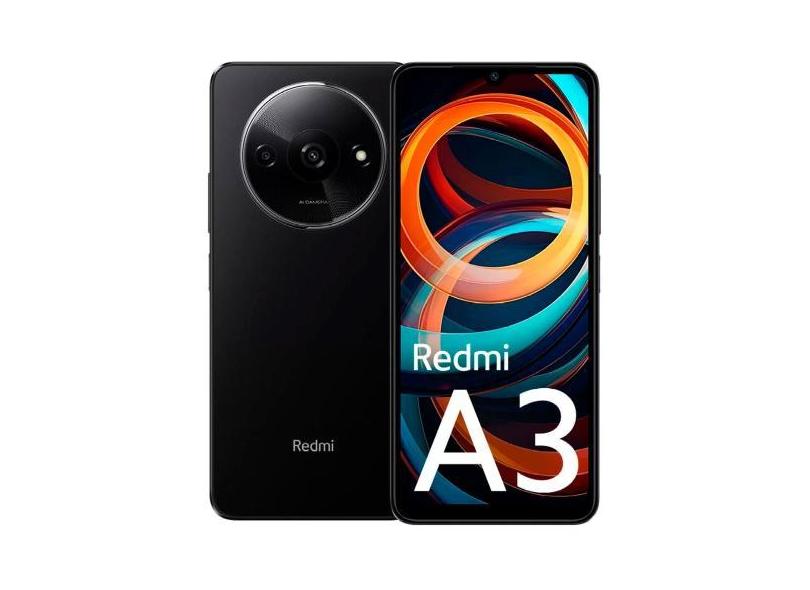 Smartphone A3 128GB 4GB RAM Dual SIM Tela 6.71" - Preto