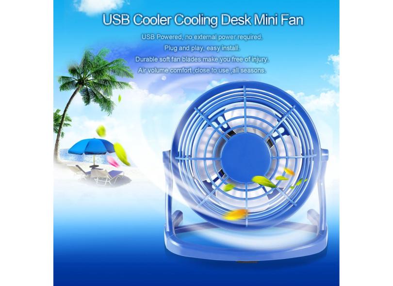 Mini ventilador de tamanho USB portátil super mudo pc USB