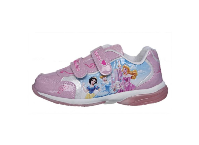 Tênis GVD Infantil de Menina Casual Princesas