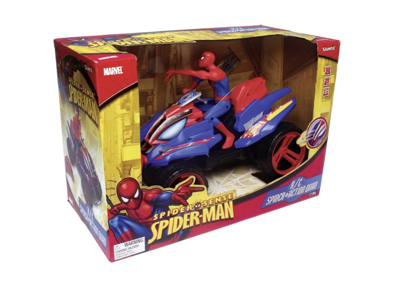 Quadriciclo de Controle Remoto DTC Spiderman Spider Sense - Quad