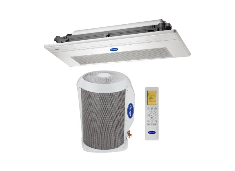 Ar Condicionado Split Cassete 1 Via Inverter Carrier 12000 Btus Quente e Frio 220v Monofásico
