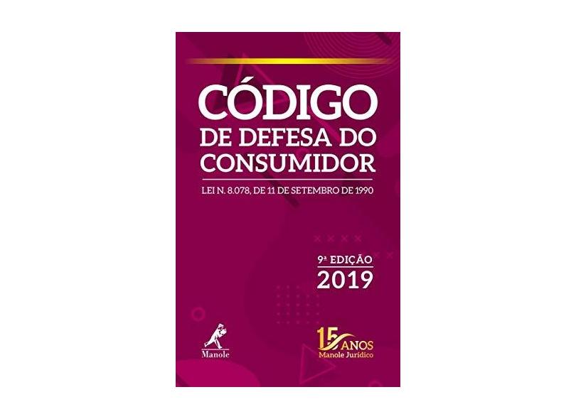 Código De Defesa Do Consumidor - Editora Jurídica Da Editora Manole - 9788520459119