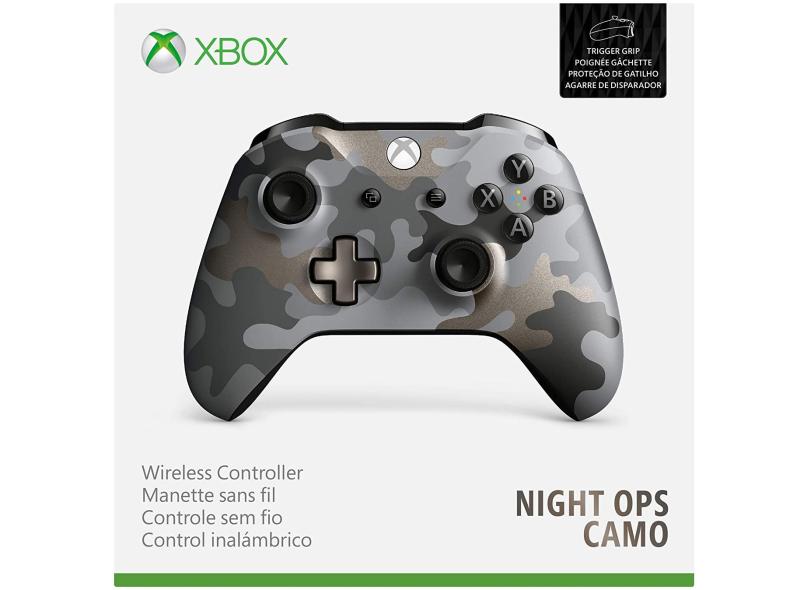Controle Xbox One Xbox Series X PC sem Fio Night Ops Camo - Microsoft