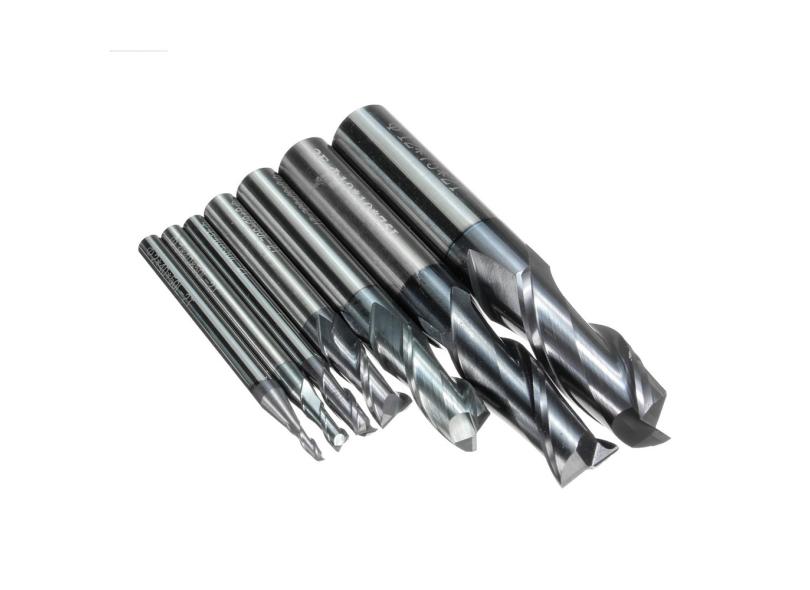 Brocas de ranhura de metal duro com 2 canais de alta precisão Fresas de ...