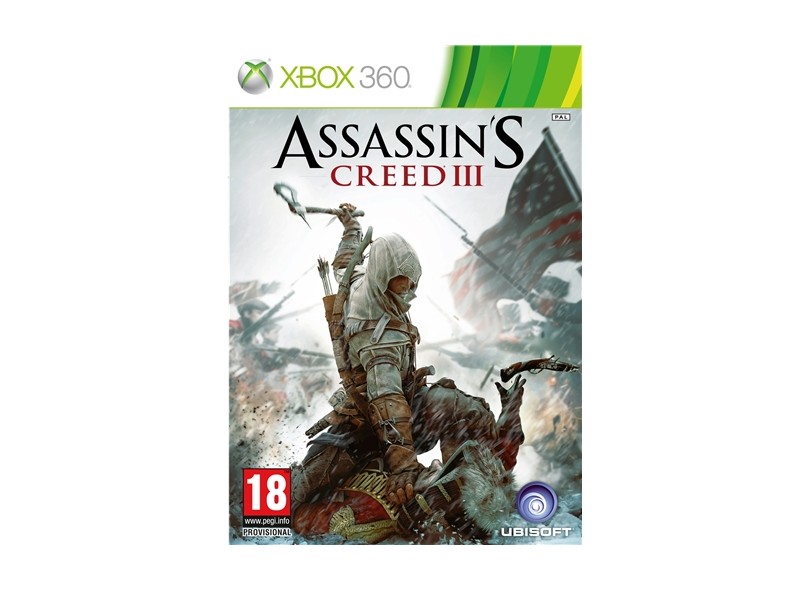 Jogo Assassins Creed III Xbox 360 e Xbox One