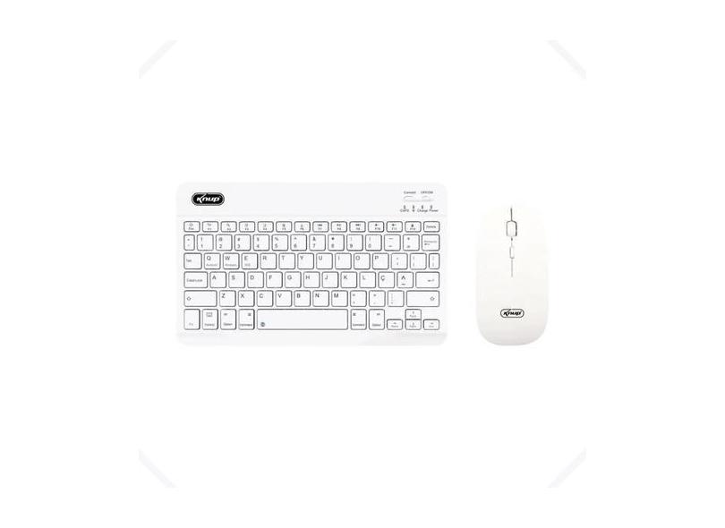 Teclado Sem Fio Para Computador Notebook Mini Keycaps Macio KP-TE127 -