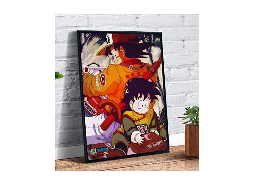 Quadro decorativo Goku e Gohan Dragon Ball Z