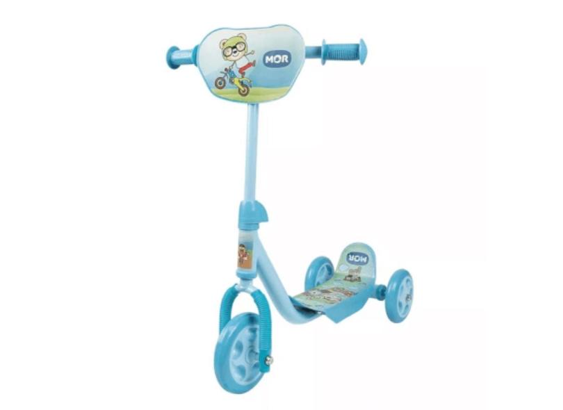 Patinete Mor 3 Rodas Infantil Azul - 4060