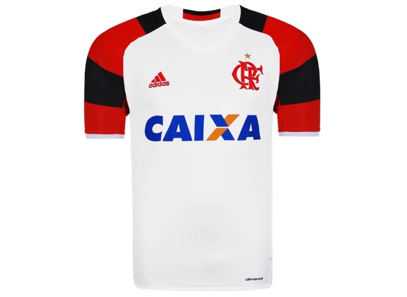 Camisa Torcedor infantil Flamengo II 2016 sem Número Adidas