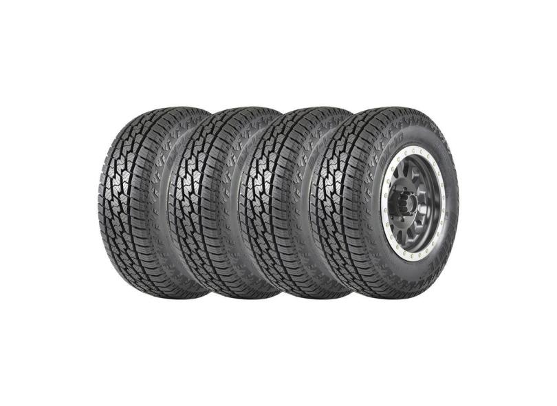 Kit 4 Pneus Para Toyota Hilux Delinte Aro 17 265/65R17 DX10 Bandit A/T 112T