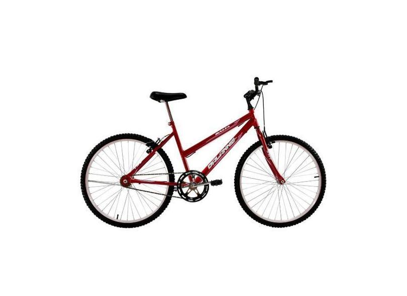 Bicicleta Feminina Aro 26 Dalia Cor Vermelha - Dalannio Bike