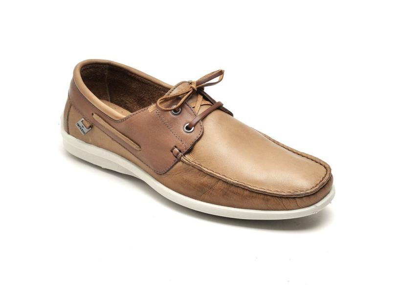 Mocassim Casual Masculino em Couro Império Calçados Bege com o Melhor Preço  é no Zoom