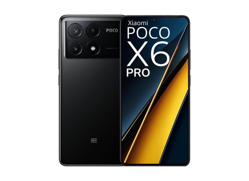 Smartphone X6 Pro 5G 256GB + 16GB RAM, Tela AMOLED 120Hz, Câmera 64MP 