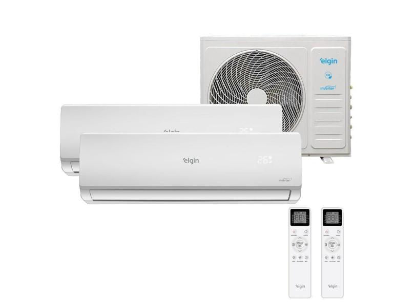 Ar Condicionado Bi Split Elgin 18000 BTUS 2X9000 Inverter Quente e Frio 220V MTQE18C2CB