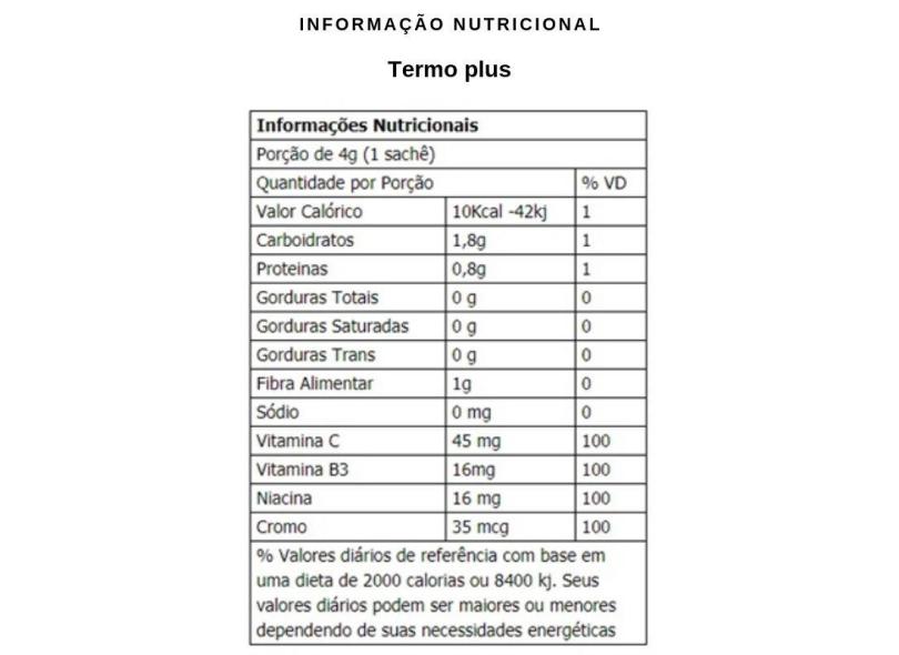 Termo Plus Termogênico Vitafor 240G Frutas s com o Melhor Preço é no Zoom