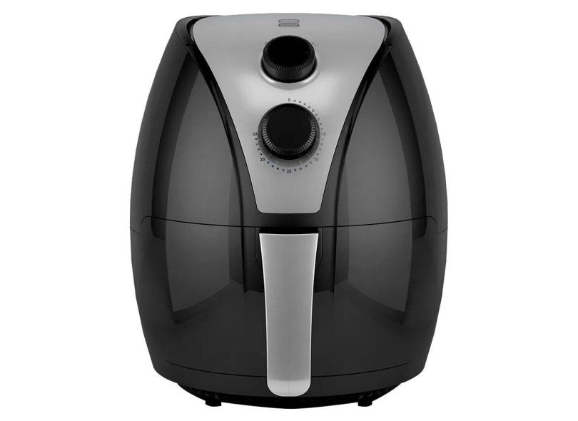 Fritadeira sem Óleo Itatiaia Air Fryer afess 3,5 Litros, Temporizador, Preto