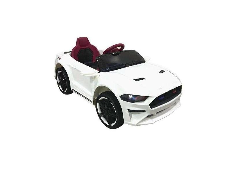 Mini Carro Elétrico Infantil Com Controle Remoto Branco Importway