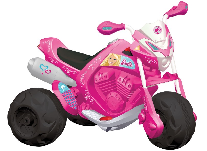 Mini Moto Elétrica Barbie Moto Trail - Bandeirante
