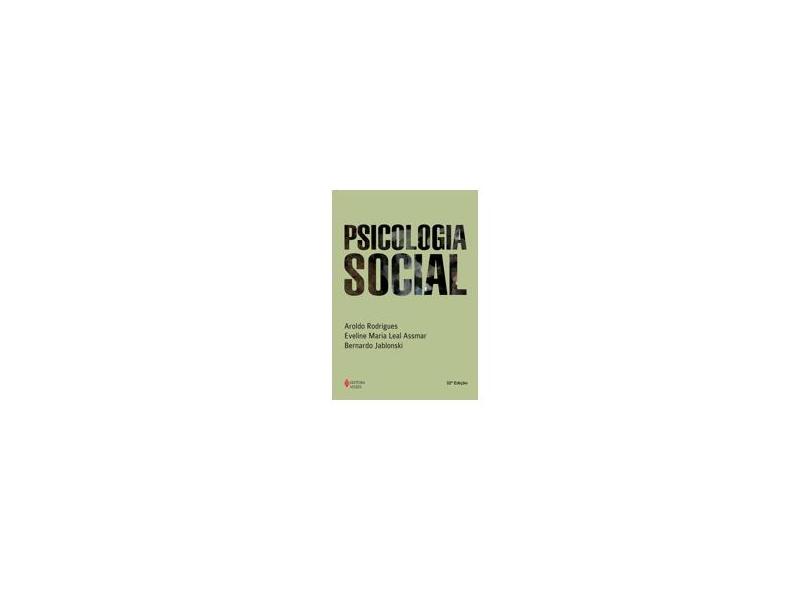 Psicologia Social - Rodrigues, Aroldo - 9788532605559