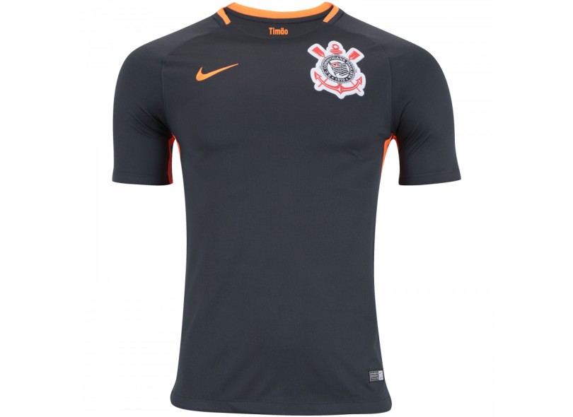 Camisa Torcedor Corinthians III 2017/18 Sem Número Nike