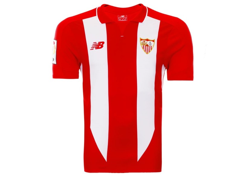 Camisa Torcedor Sevilla I 2015/16 sem Número New Balance