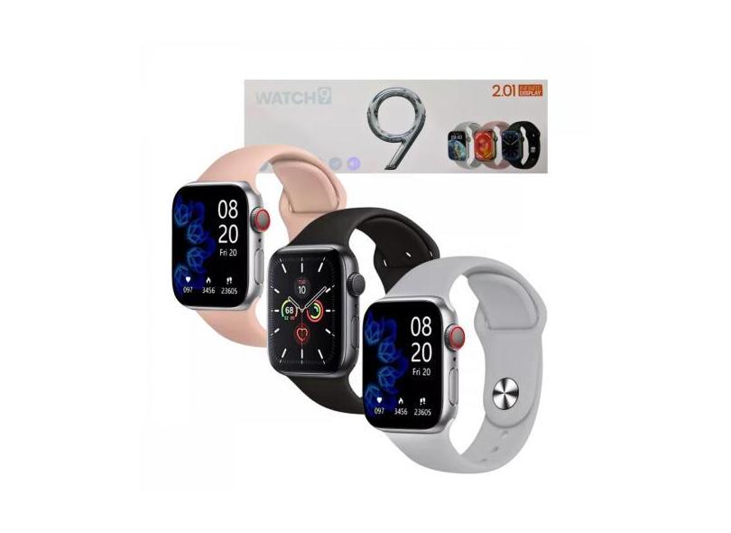 Relógio Inteligente Smartwatch Tela Infinita Digital 45mm WATCH 9 - Ka