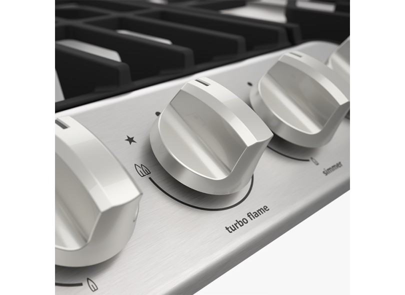 Cooktop Electrolux GCI66 5 Bocas Acabamento Inox Acendimento