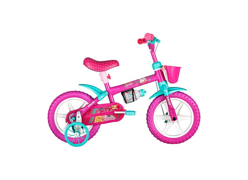 Bicicleta Caloi Aro 12 Barbie Linha 2014