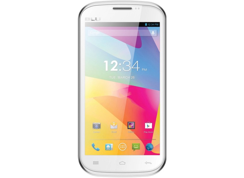Smartphone Blu Studio 5.0 Câmera 5,0 MP 2 Chips 4GB Android 4.1 (Jelly Bean) Wi-Fi 3G