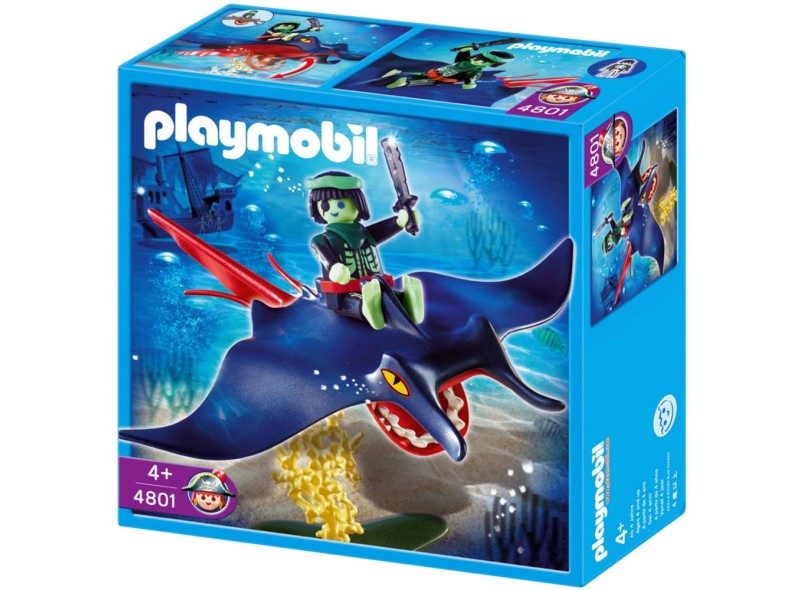 Boneco Playmobil Arraia com Pirata Fantasma - Sunny