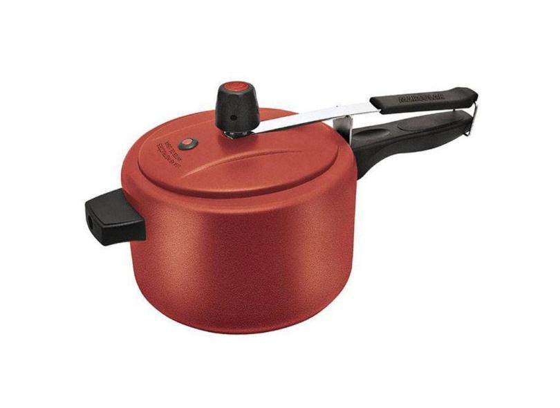 Panela De Pressão Marcolar 4,5 L Cereja Antiaderente