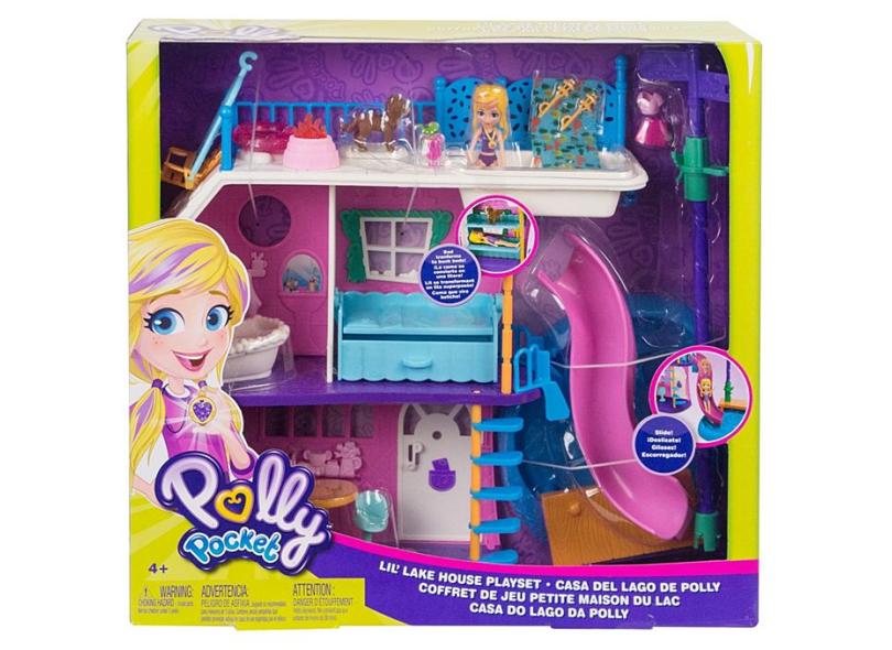 Boneca Polly Casa do Lago Polly Pocket Mattel
