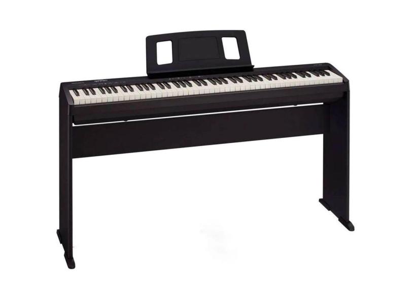 Piano Digital Roland FP10 Com Estante + KSCFP10BK FP-10 Bk