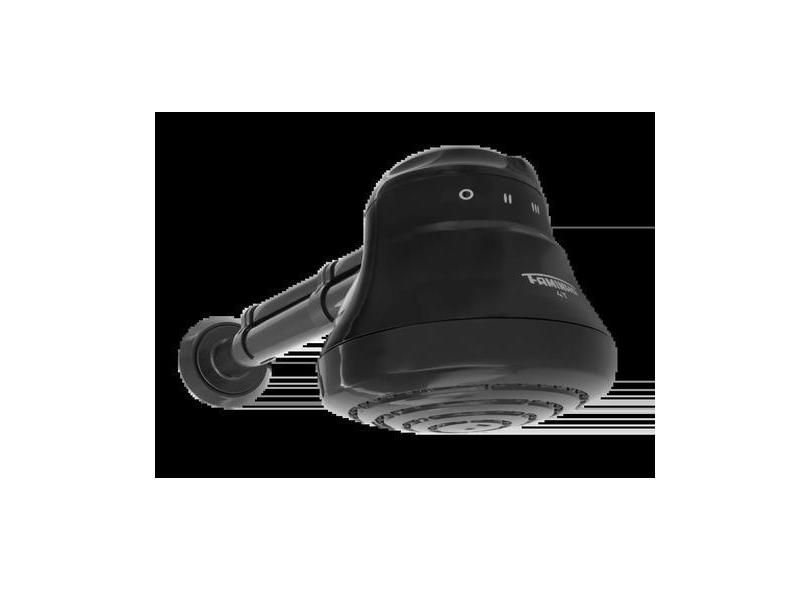 Chuveiro Elétrico Ducha Fame Preto C/ Cano 4t 5400w 127v, 110V