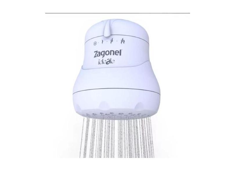 Ducha Ideale 4 Temperaturas 5000W 127V Branco Zagonel