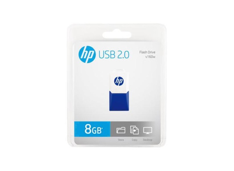 Pen Drive HP 8 GB USB 2.0 v160w
