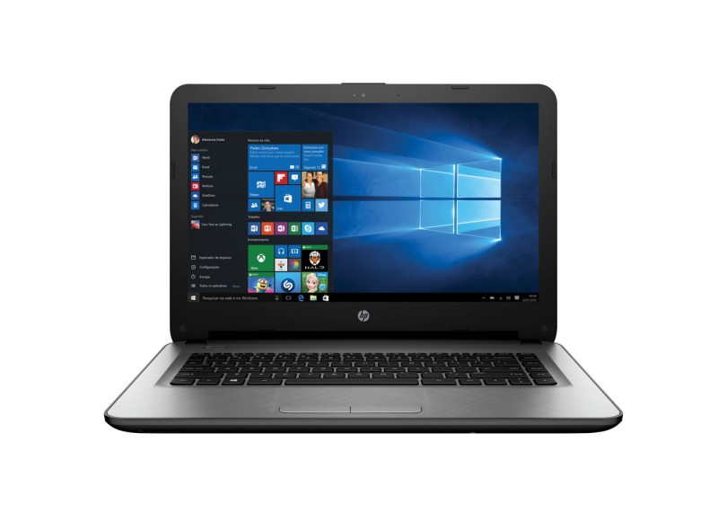 Notebook HP Intel Core i5 5200U 8 GB de RAM HD 1 TB LED 14 " Windows 10 Home 14-AC141BR